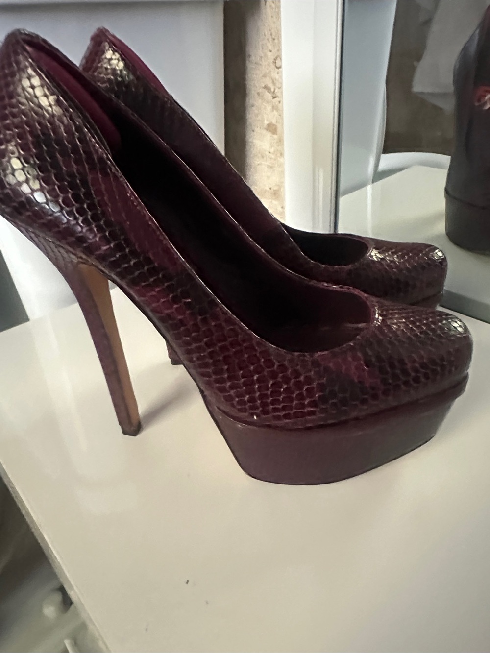 Alice and Olivia Platform Stiletto Pumps 36